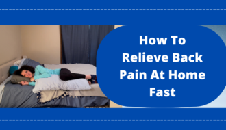 relieve back pain at home fast