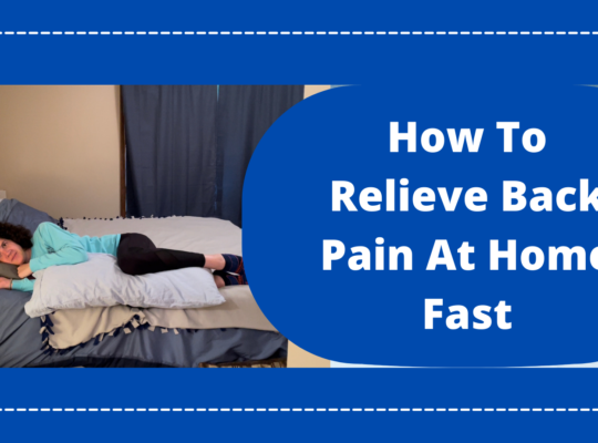relieve back pain at home fast